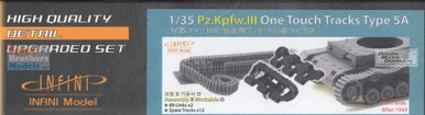INFIMA35011 1:35 Infini Model Panzer III One Touch Tracks Type 5A (38cm Wide / After 1943)