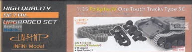 INFIMA35012 1:35 Infini Model Panzer IV One Touch Tracks Type 5C (38cm Wide / After 1944)
