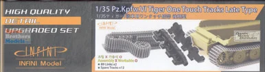 INFIMA35024 1:35 Infini Model Tiger I One Touch Tracks Late Type