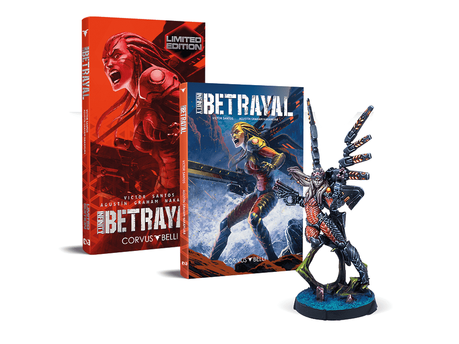 Infinity: Betrayal Graphic Novel Limited Edition w/ Ko Dali Miniature Figure - Corvus Belli