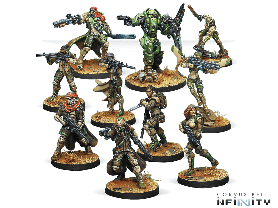 Infinity Haqqislam Action Pack 28mm Metal Miniatures - Corvus Belli