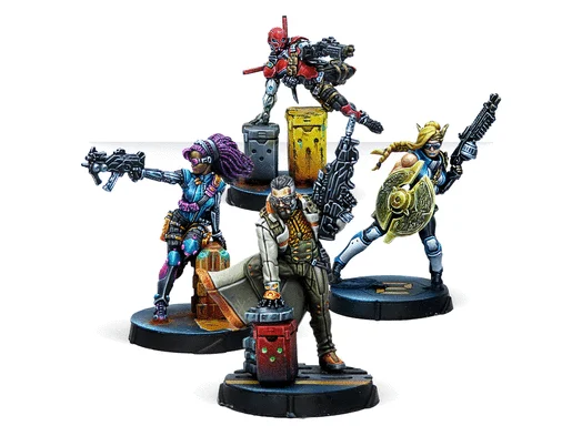 Infinity NA2 Soldiers Of Fortune Miniature Game Figures - Corvus Belli