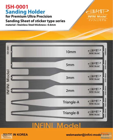 INFISH0001 Infini Model Sanding Holder (for us with Premium Ultra Precision Sanding Sheet of Sticker Type)
