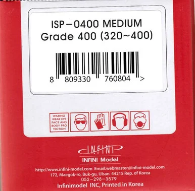 INFISP0400BOX Infini Model Softback Sanding Sponge - Medium / 400 Grit (Bulk Box of 20)