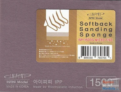 INFISP1500G Infini Model Softback Sanding Sponge - Micro Fine / 1500 Grit