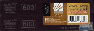 INFISS0600G Infini Model Softback Sanding Stick - Fine / 600 Grit
