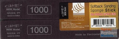 INFISS1000G Infini Model Softback Sanding Stick - Ultra Fine / 1000 Grit