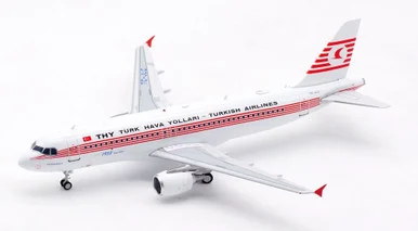 Turkish Airlines Airbus A320-214 TC-JLC RETRO COLOURS with stand IF320TK0623 1:200