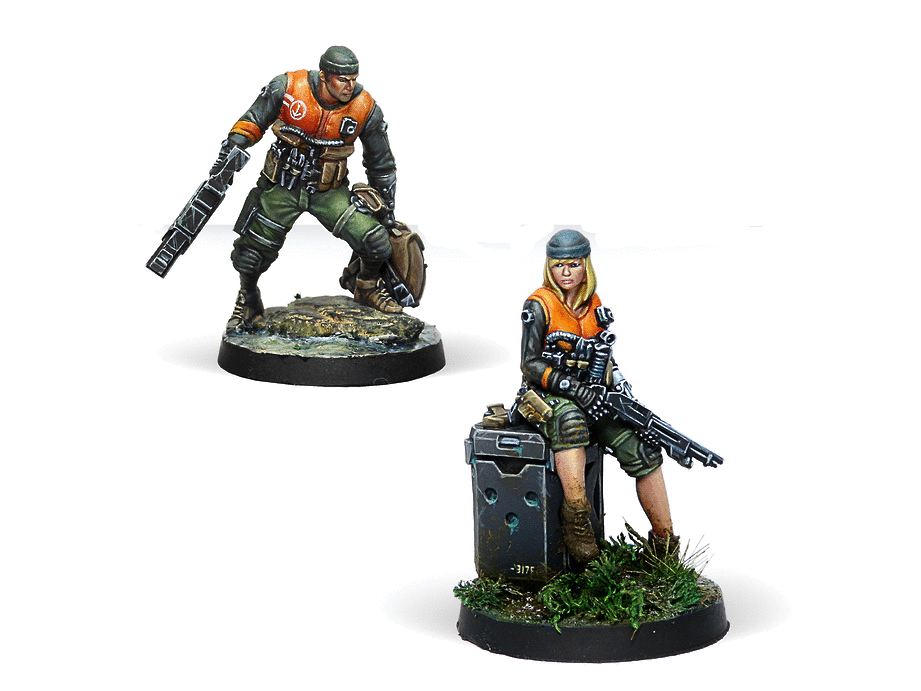 Infinity Ariadna Irmandinhos Miniatures Game Figures - Corvus Belli