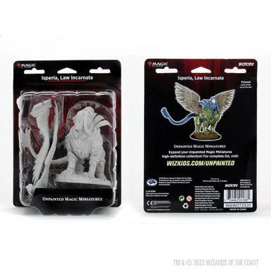Wizkids 90186 Magic the Gathering Unpainted Miniatures: Isperia, Law Incarnate (Sphinx)
