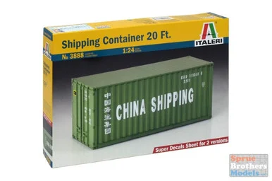 ITA3888 1:24 Italeri Shipping Container 20 Ft