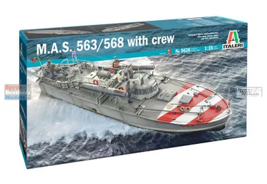 ITA5626 1:35 Italeri M.A.S. 563/568 with Crew