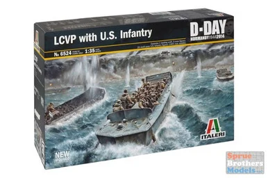 ITA6524 1:35 Italeri LCVP with US Infantry