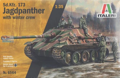 ITA6564 1:35 Italeri Sd.Kfz.173 Jagdpanther with Winter Crew