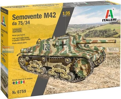 ITA6759 1:35 Italeri Semovente M42 da 75/34 [Upgraded Edition]