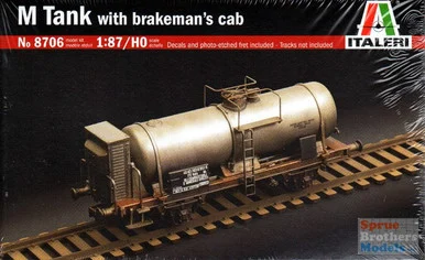 ITA8706 1:87 Italeri M Tank Car with Brakeman's Cab