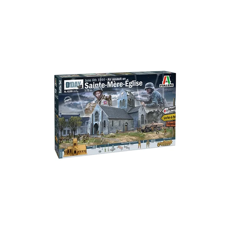 D-DAY - Air assault on Sainte-Mère-Église 6/6/1944 Model kit