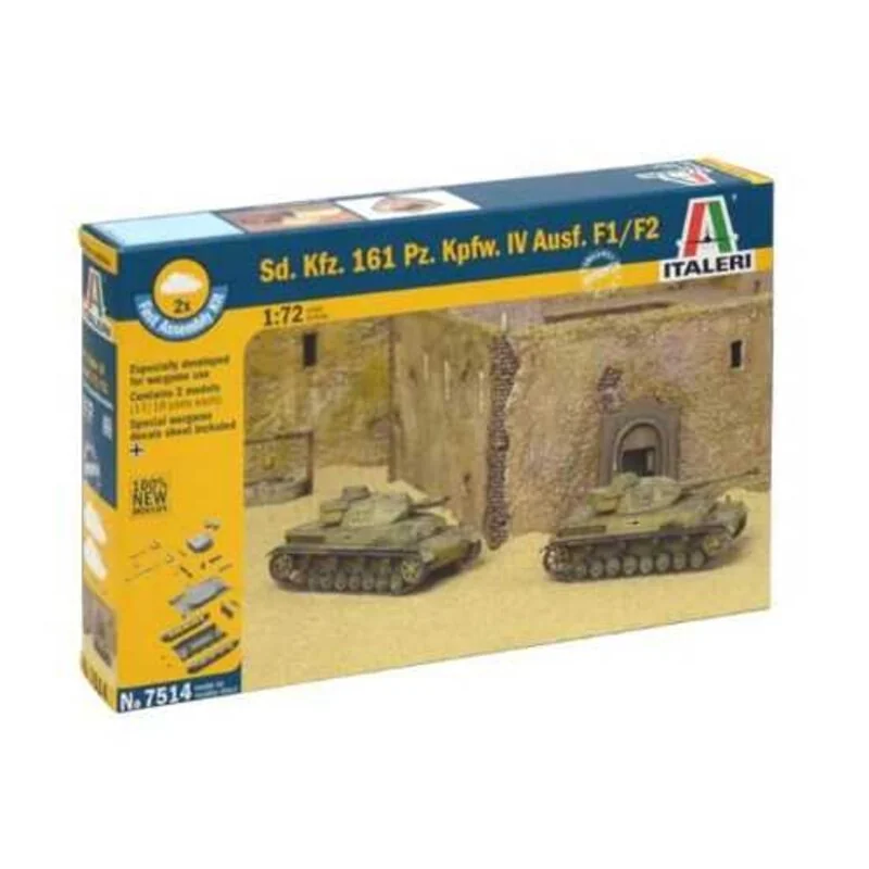 Sd.Kfz.161 Pz.Kpfw.IV F1/F2 Model kit - Italeri