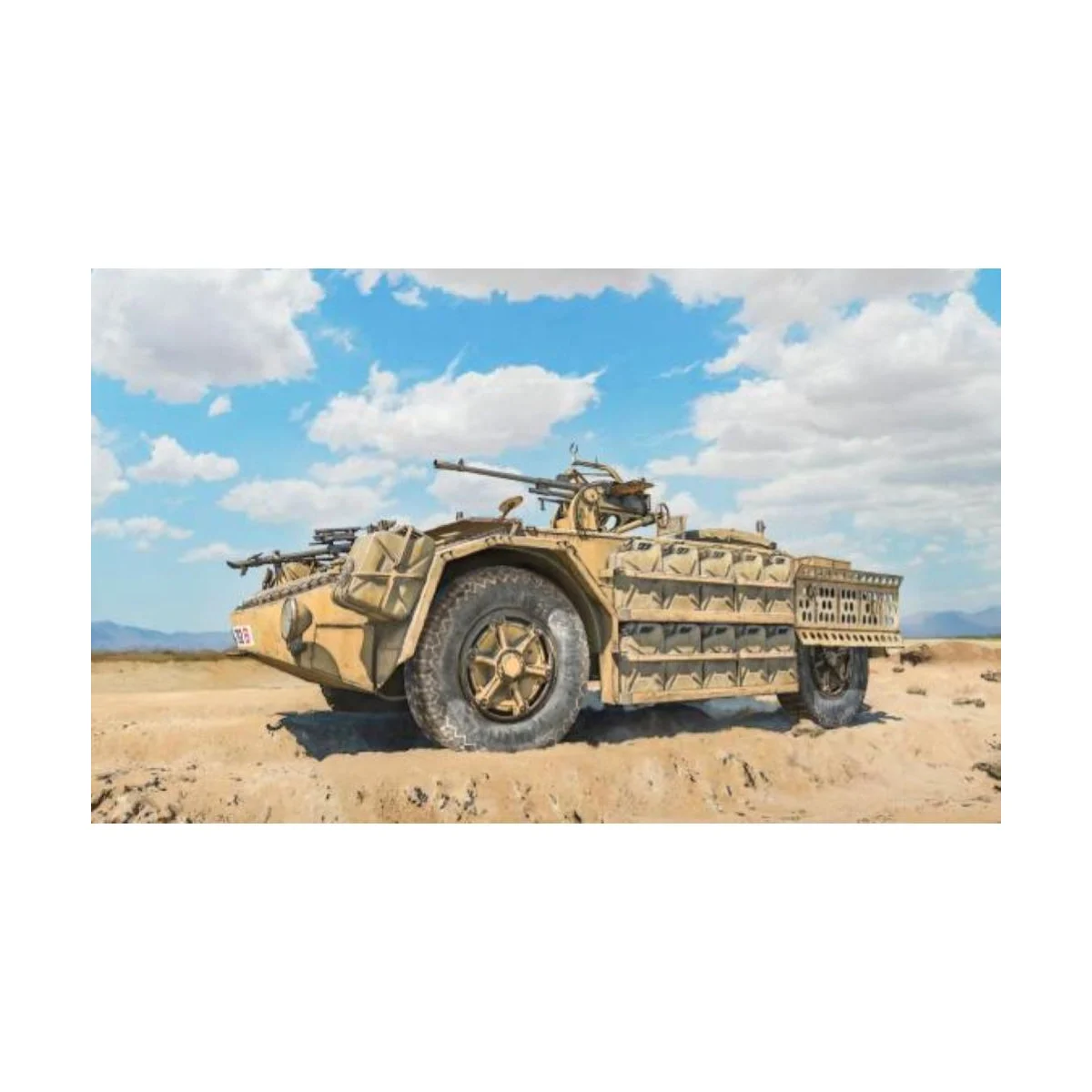 Ak interactive: 1/35; m1008 troop carrier with tarp Model kit - Italeri