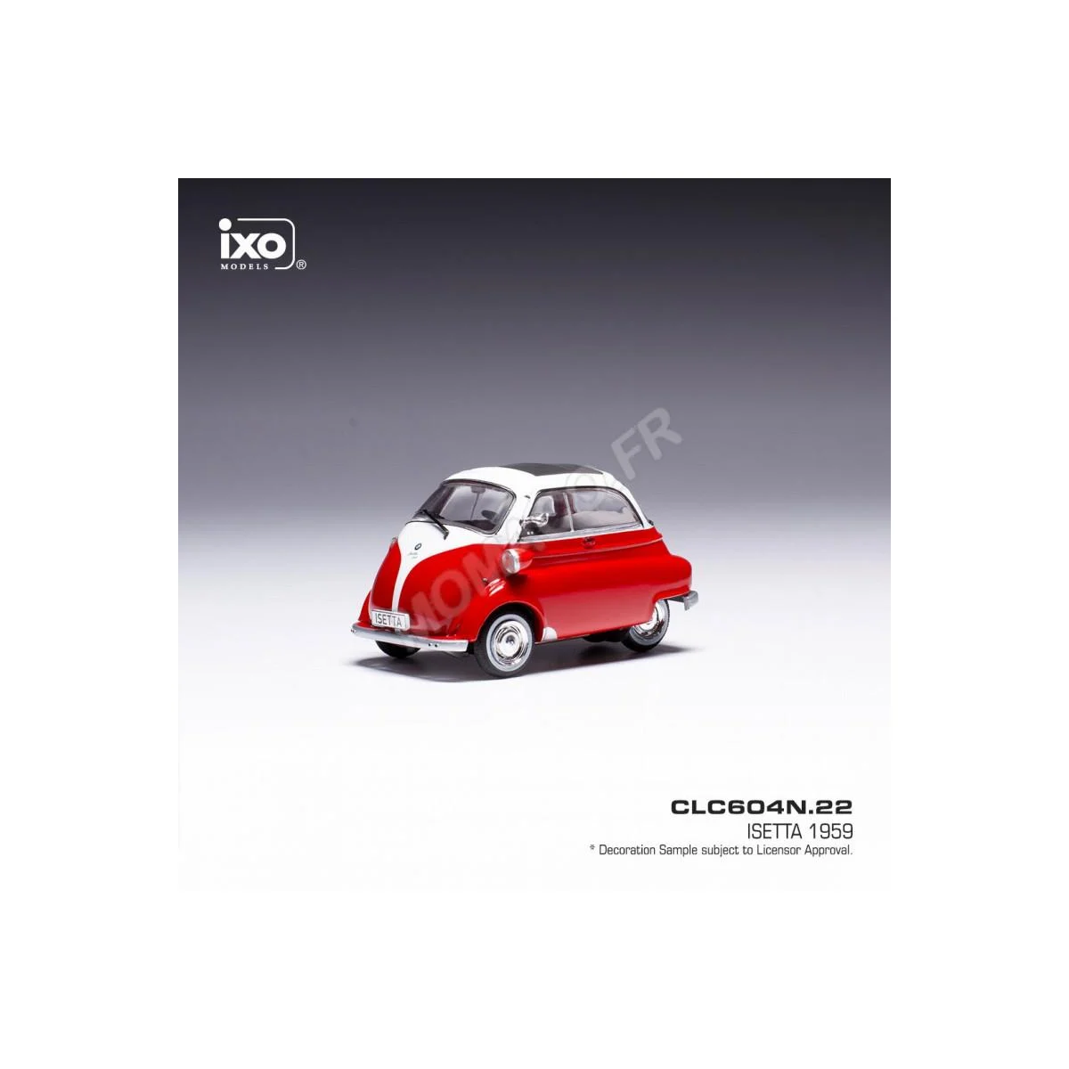 1959 bmw isetta red/white Die cast - IXO MODELS