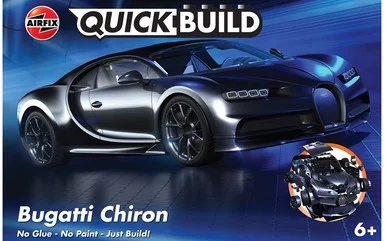 Airfix J6025 Bugatti Chiron Quick Build Model Kit - Airfix Models