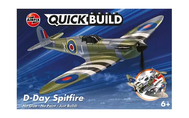 Airfix J6045 Spitfire D-Day Fighter Quick Build Model Kit
