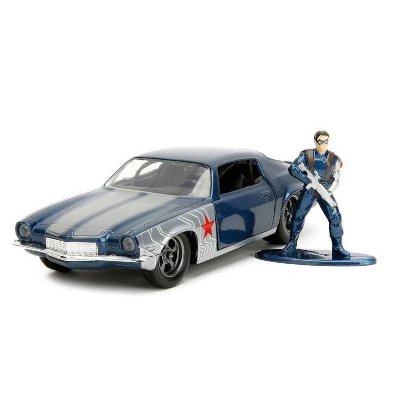 CHEVROLET Camaro with Winter Soldier 1973 AVENGERS action figure Die cast - Jada Toys