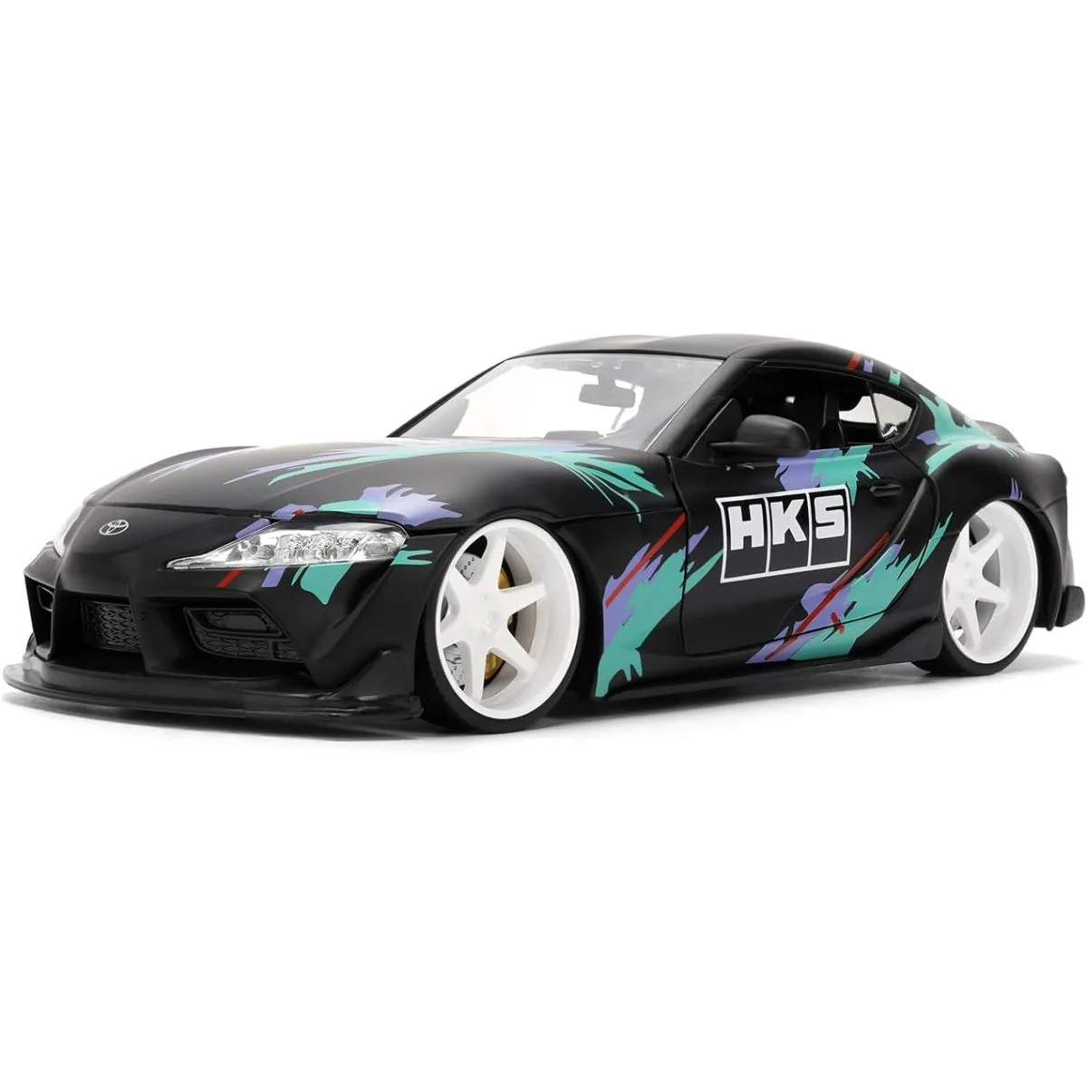 Jada 37023 toyota gr supra hks primer black jdm tuners 2020 1/24 Die cast - Jada Toys