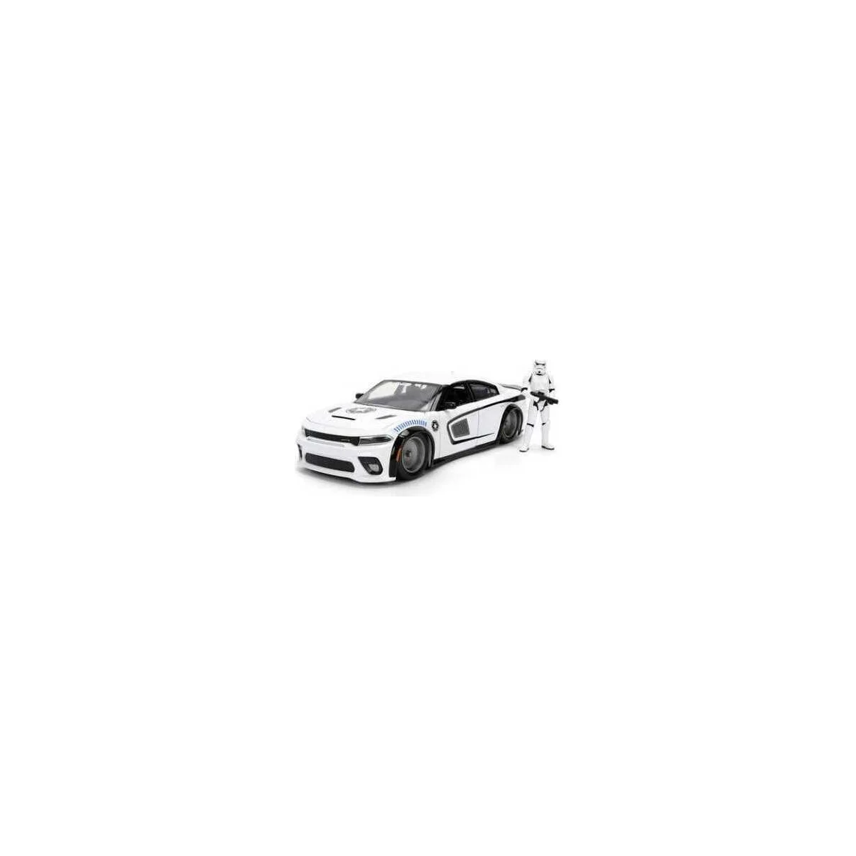 Star Wars Vehicle 1:24 Stormtrooper Dodge Charger SRT Hellcat - Jada Toys