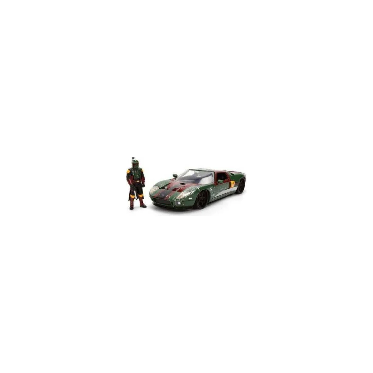 Star Wars Vehicle 1:24 Boba Fett 2005 Ford GT - Jada Toys