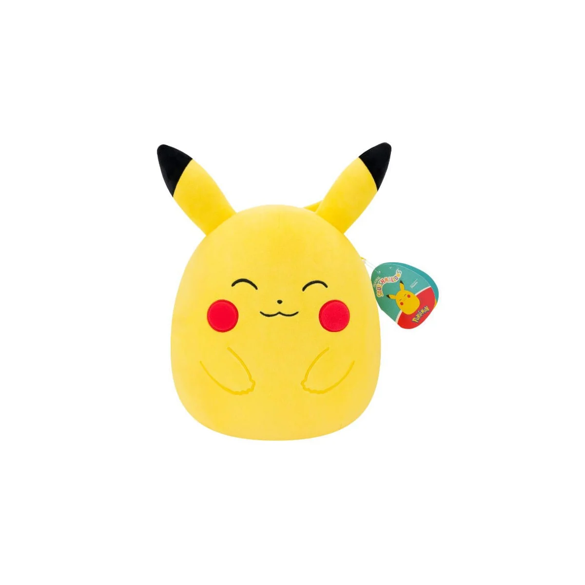 Pokémon Squishmallows Happy Pikachu Plush 25 cm - Jazwares