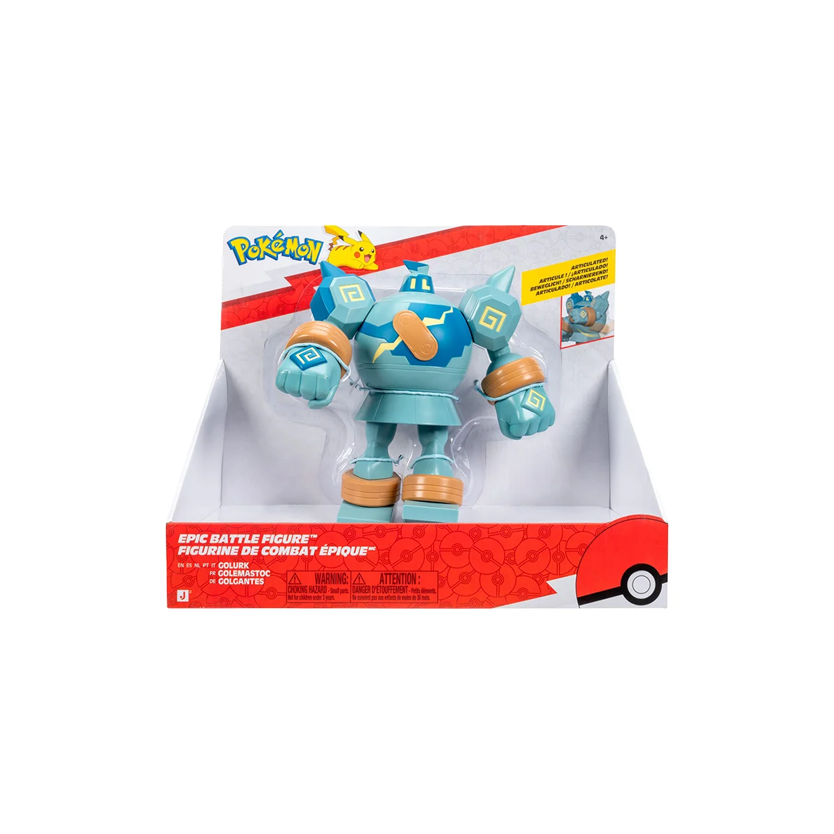Pokemon Epic Battle Figure Golurk Golemastoc W9 Figurine - Jazwares