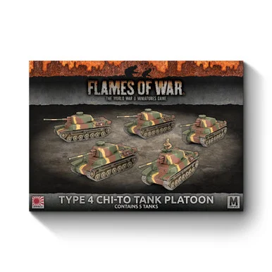 15mm Type 4 Chi-To Tank Platoon - JBX19