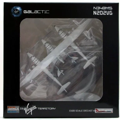 JCW4002VG 1:400 JC Wings Virgin Galactic 348 White Knight II Reg #N348MS New Livery (pre-painted/pre-built)