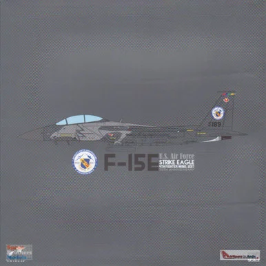JCW72F15014 1:72 JC Wings Military F-15E Strike Eagle 4th Fighter Wing 75th Anniversary 2017 (pre-painted/pre-built)