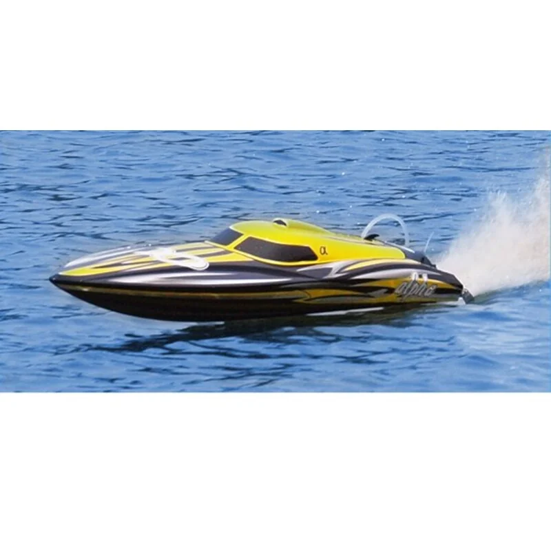 Alpha BL 1m RTS Yellow / MHD4S RC boat - JOYSWAY HOBBY