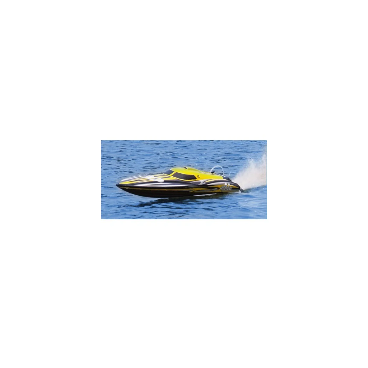 Combo Alpha BL 1m RTS Yellow + Pack 6S 5000 mAh RC boat - JOYSWAY HOBBY