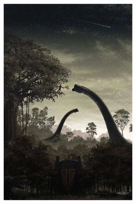Jurassic Park Art Print - JC Richard