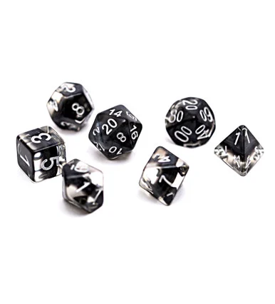 Gate Keeper Games GKGN080: Neutron Dice: Smoke 7 Dice Set - Gatekeeper
