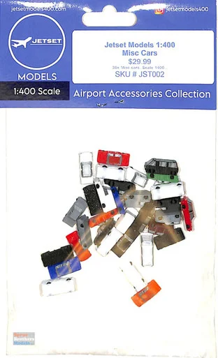 JST002 1:400 Jetset Models - Miscellaneous Cars/Vehicles Multi Color (30 pcs)