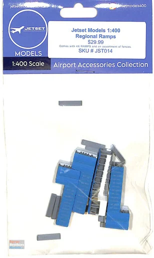 JST014 1:400 Jetset Models - Regional Ramps & Fences