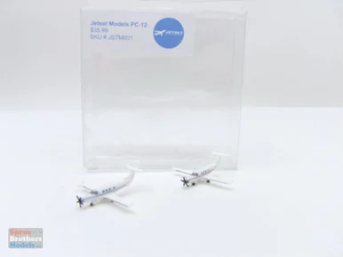 JSTM001M 1:400 Jetset Models - Pilatus PC-12 Set (2 pcs)