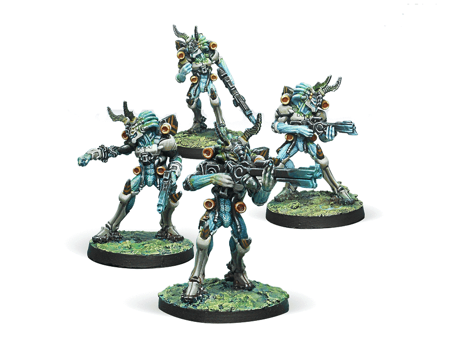 Infinity NA2 Kaauri Sentinels Tohaa Army Miniature Game Figures - Corvus Belli