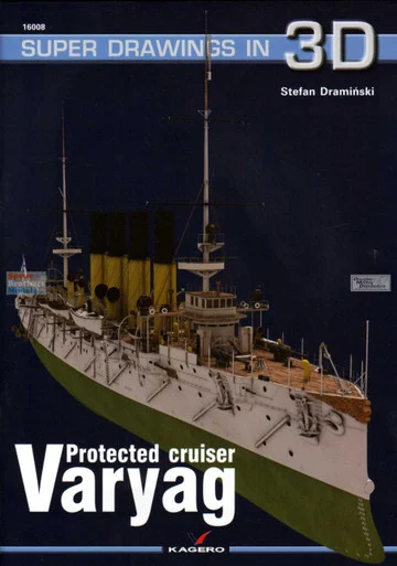 KAG16008 Kagero Super Drawings in 3D - Protected Cruiser Varyag