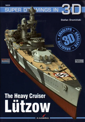 KAG16030 Kagero Super Drawings in 3D - The Heavy Cruiser Lutzow