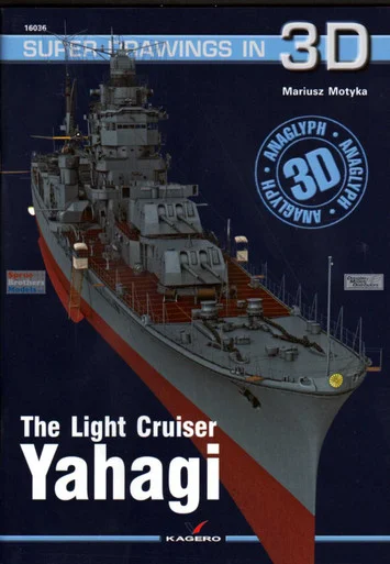 KAG16036 Kagero Super Drawings in 3D - The Japanese Light Cruiser Yahagi