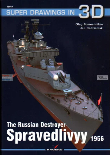 KAG16067 Kagero Super Drawings in 3D - The Russian Destroyer Spravedlivyy 1956