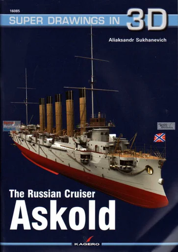 KAG16085 Kagero Super Drawings in 3D - The Russian Cruiser Askold