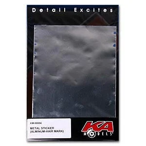 KA Models METAL STICKER - HAIR MARK ALMUINUM