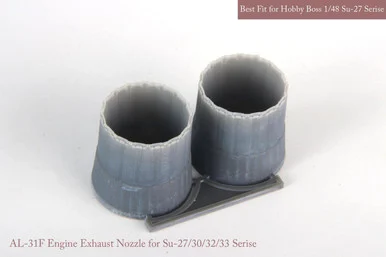 1/48 KA Models SU-27/30/33 EXHAUST NOZZLE SET & AFTER BURNER SET (OPENED) for Hobby Boss